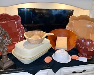 Stoneware, Pottery , serving pieces 