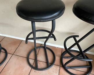 Stools - we have 3 one has a small tear in the seat so they are $50 each with $10 for the one with the rip