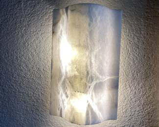 Alabaster sconces App 16" Long