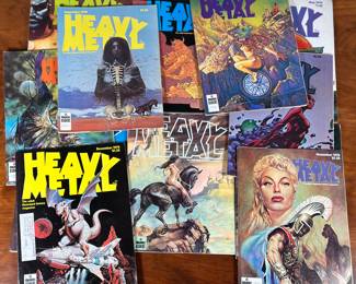 This lot features all 12 issues of Heavy Metal Magazine from 1978. First published in 1977, Heavy Metal Magazine, the world’s foremost illustrated magazine, explores fantastic and surrealistic worlds, alternate realities, science fiction and horror, in the past, present, and future. Writers and illustrators from around the world take you to places you never dreamed existed.