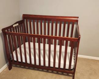 Crib and mattress