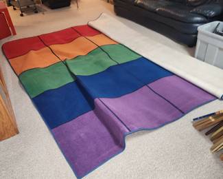 Classroom floor rug.