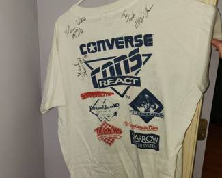 Signed Magic Johnson t-shirt.