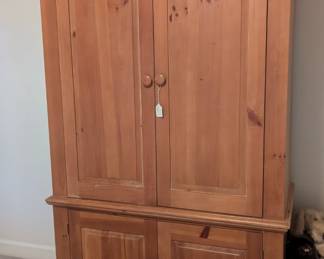 C72 - $50. Broyhill Armoire.  Measures 43" wide x 22.75" deep x 78.5" tall. Located on the 2nd story - please have 2 strong people to move!