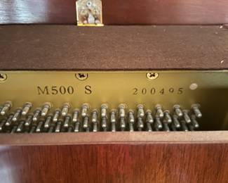 C32- $2200 OR Best Offer! Beautiful Yamaha Piano with bench and sheet music. Model #M500s Serial# 200495 You must hire Piano movers! Nine front porch steps and 50' to driveway when they ask!