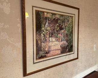 C45- $30.  Erica Hoyt Signed and numbered Print. Measures 32.5" x 28". 