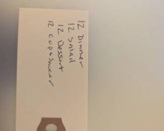 C70 - $400. Wedgewood  "Humming Birds" in excellent condition.  12 - 5 piece place settings.