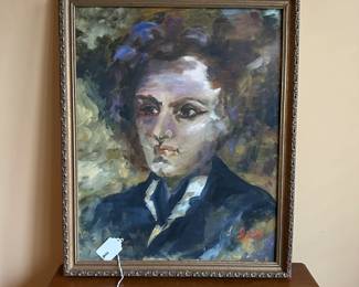 C36- $30. Original Painting by Local Artist Iris Elaine.   Measures 18" wide x 22" tall. 