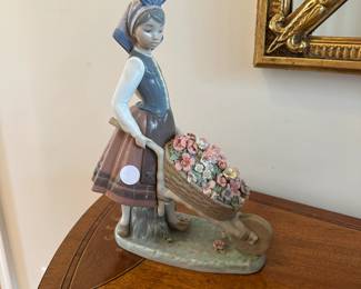 C15- $60. LLadro 1983  "Barrow of Flowers" (A few broken petals but you really have to look for them)