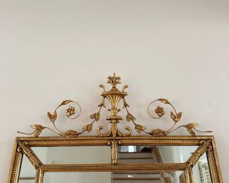 C2-$250. Double Rectangle Entry Mirror. Excellent Condition with one minor imperfection noted. Measures 32.25" W x 58" T