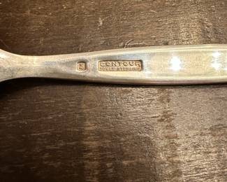 S1 - $1500. "Contour" by Towle Sterling Silver Flatware. 1950s Pattern. Service for 8 (-1 Dinner Fork). Weight Available Upon Request. 