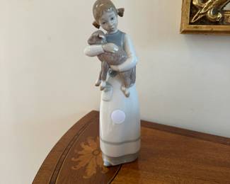 C19-$20. Lladro "Girl with Lamb"
