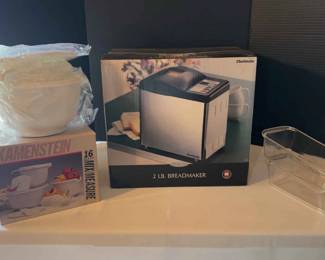 Chef mate Electric Bread Maker New , Kamenstein Measuring, Loaf Pans