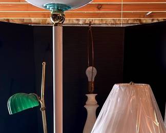 2 Floor Lamps, 1 Table Lamp, 1 Desk Lamp