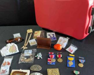 Belt Buckles, WWll Metals, Luggage, Costume Jewelry