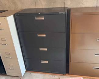 Four Filing Cabinets