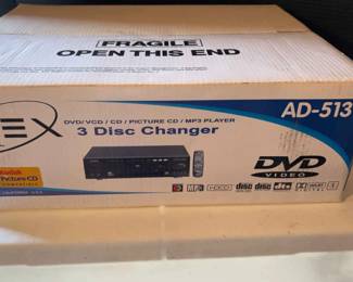  03 Apex Digital AD5131 3 Disc changer NEW 