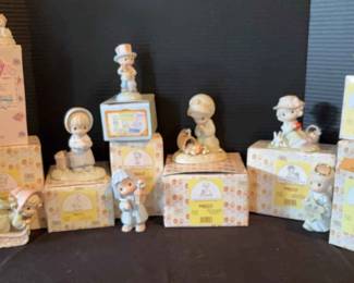Enesco Precious Moments Figurines With Boxes