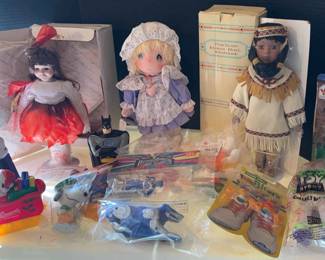 Marian Yu Doll, Porcelain Indian Doll , Precious Moment And Toys