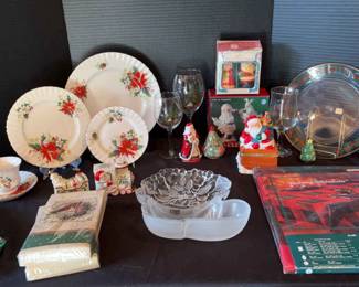 Royal Albert Poinsettia Christmas China, 