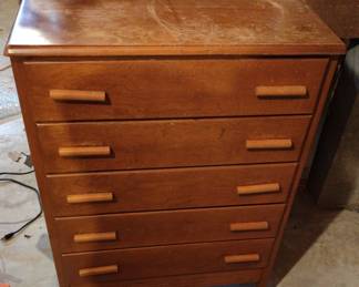 Wooden Dresser On Wheels 30W X 16D X 42H