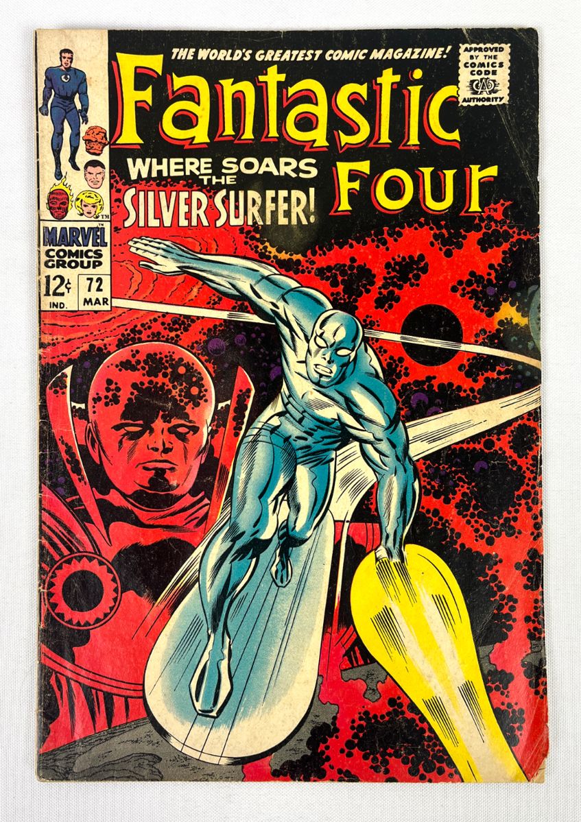 #6 • Marvel Comic Book #72 Fantastic Four "Where Soars The Silver Surfer!"