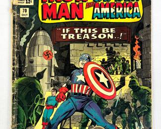 #8 • Marvel Comic Book #70 Tales Of Suspense Featuring Iron Man And Captain America "Fight On! For A World Is Watching!"