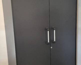 Faux Wood Storage Cabinet