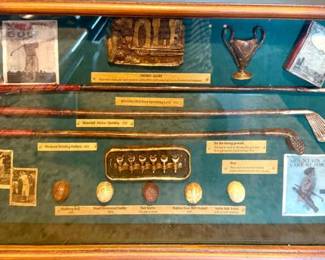 Golfing Shadowbox Decor