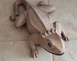 Cast Metal Horned Toad