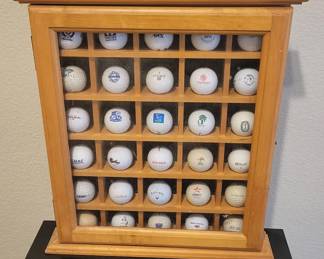 Golf Ball Display Cabinet