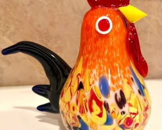 Murano Art Glass Rooster