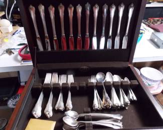 126 pc Wallace Sterling Silver Flatware