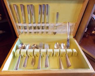 Silver plate flat ware