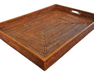 Large Wicker Tray