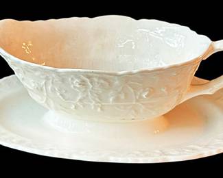 PopeBosser Rose Point China Gravy Bowl