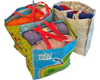 Three Huge Bags of Yarn