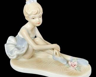 Ceramic Ballerina Dancer Figurine