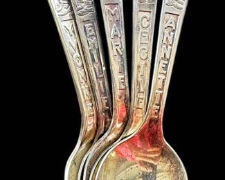 1930s Dionne Quintuplets Spoon Set