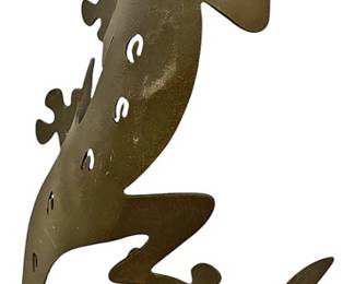 Rustic Lizard Metal Wall Art