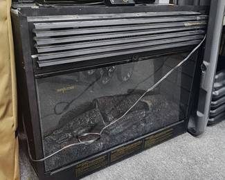 Electric fireplace insert