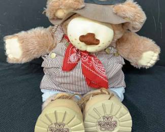 Vintage Furskins Plush Teddy Bear