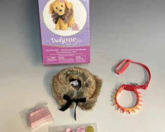 American Girl Fancy Pet Outfit, Spike Collar And Leash Set