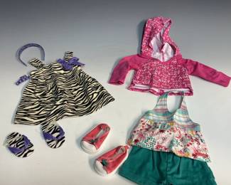 American Girl Just Like You Safari Sundress Outfit, V Neck Hoodie, Easy Breezy Outfit 