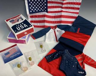 American Girl Gymnastics Outfit, Team USA Medal Ceremony Set