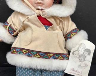 005 Pauline BjonnessJacobsen Limited Edition Eskimo Girl Doll