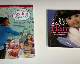 American Girl Truly Me Styling Spaces And Doll Hair Books 