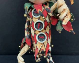 Kelly Bell Hartley Ceramic Jester Doll 2006 