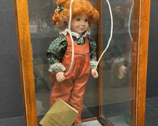 Georgetown Collection Pepper Porcelain Doll Jumping Rope