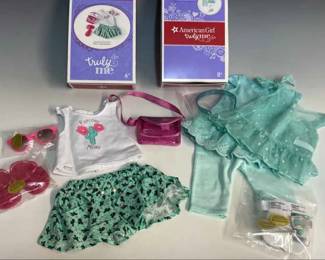 American Girl Explore More Travel Outfit, Spring Breeze Dress Set 